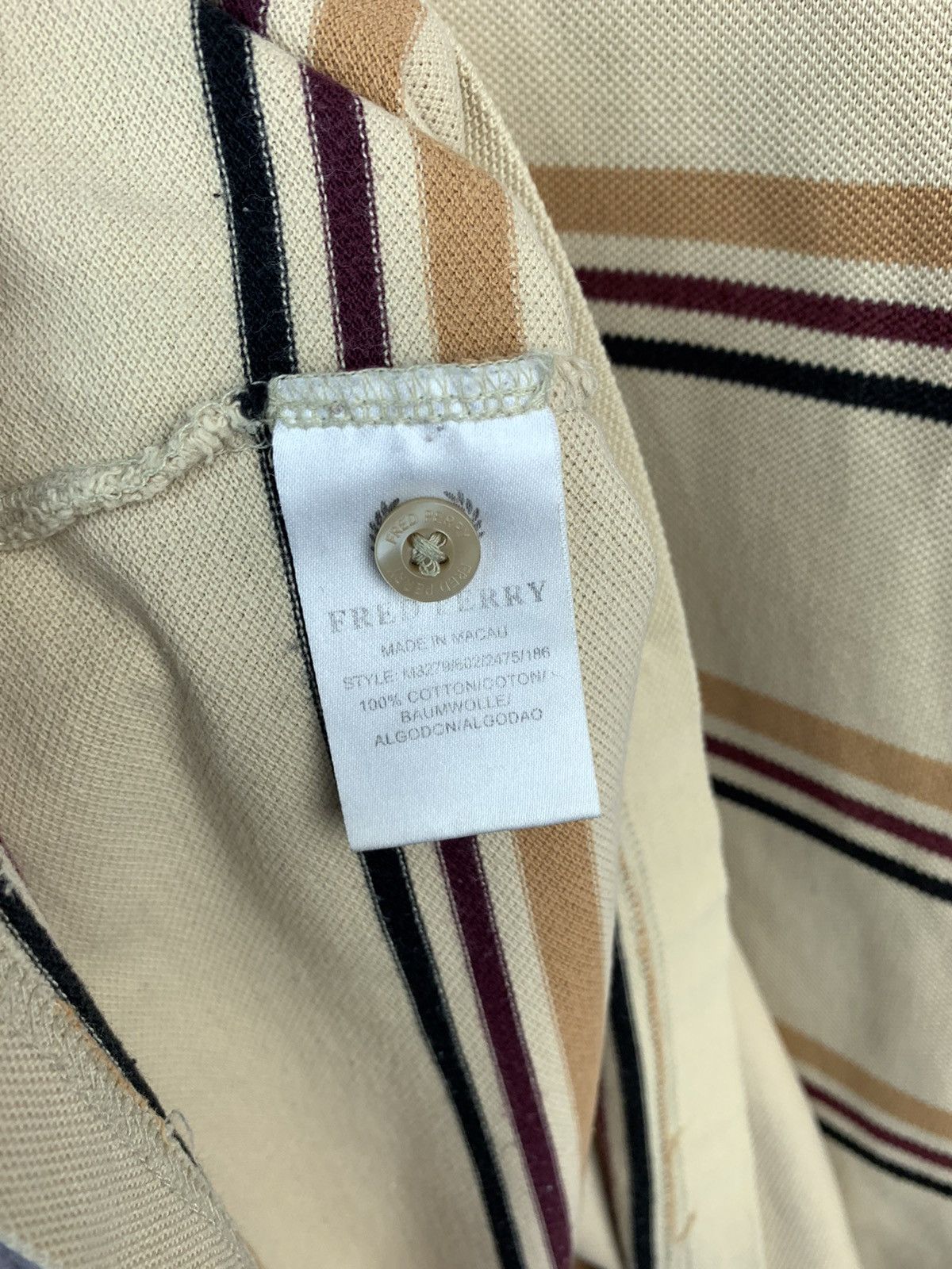 Fred Perry Fred Perry Brown Polo Size US L / EU 52-54 / 3 - 5 Thumbnail