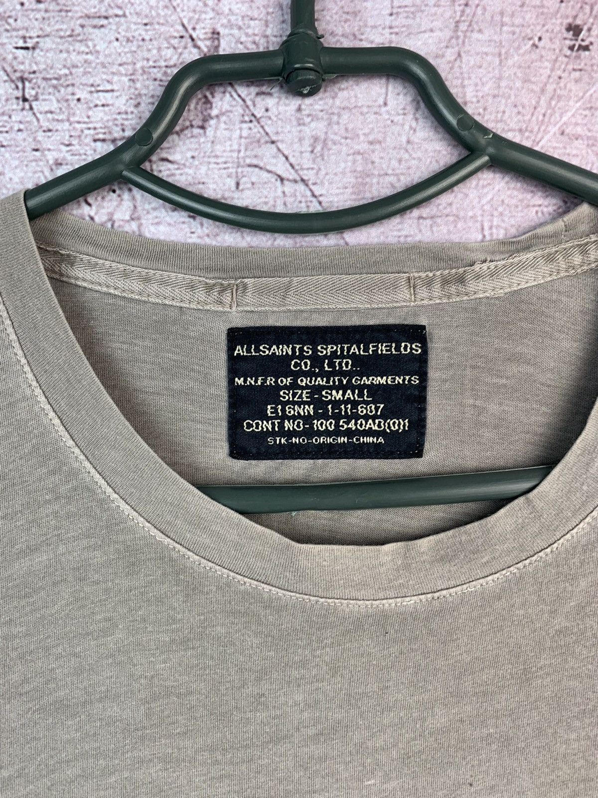 Allsaints Allsaints Mens Tonic Short Sleeve Crew T shirt Size US S / EU 44-46 / 1 - 5 Thumbnail
