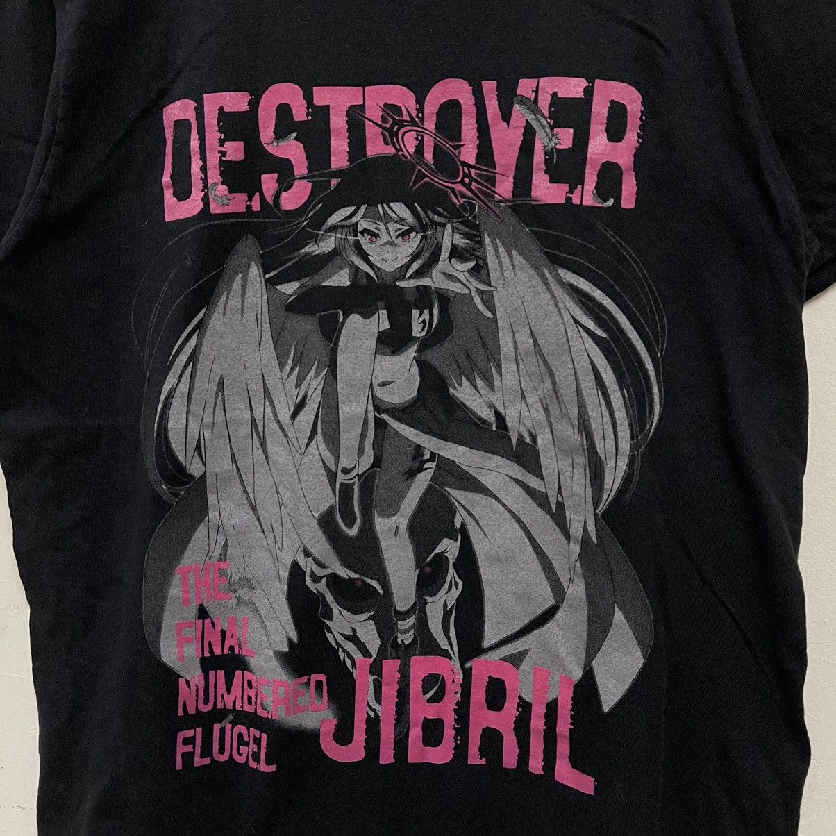 Anime Destroyer Jibril Tshirt Japanese Anime Cospa Size US M / EU 48-50 / 2 - 2 Thumbnail