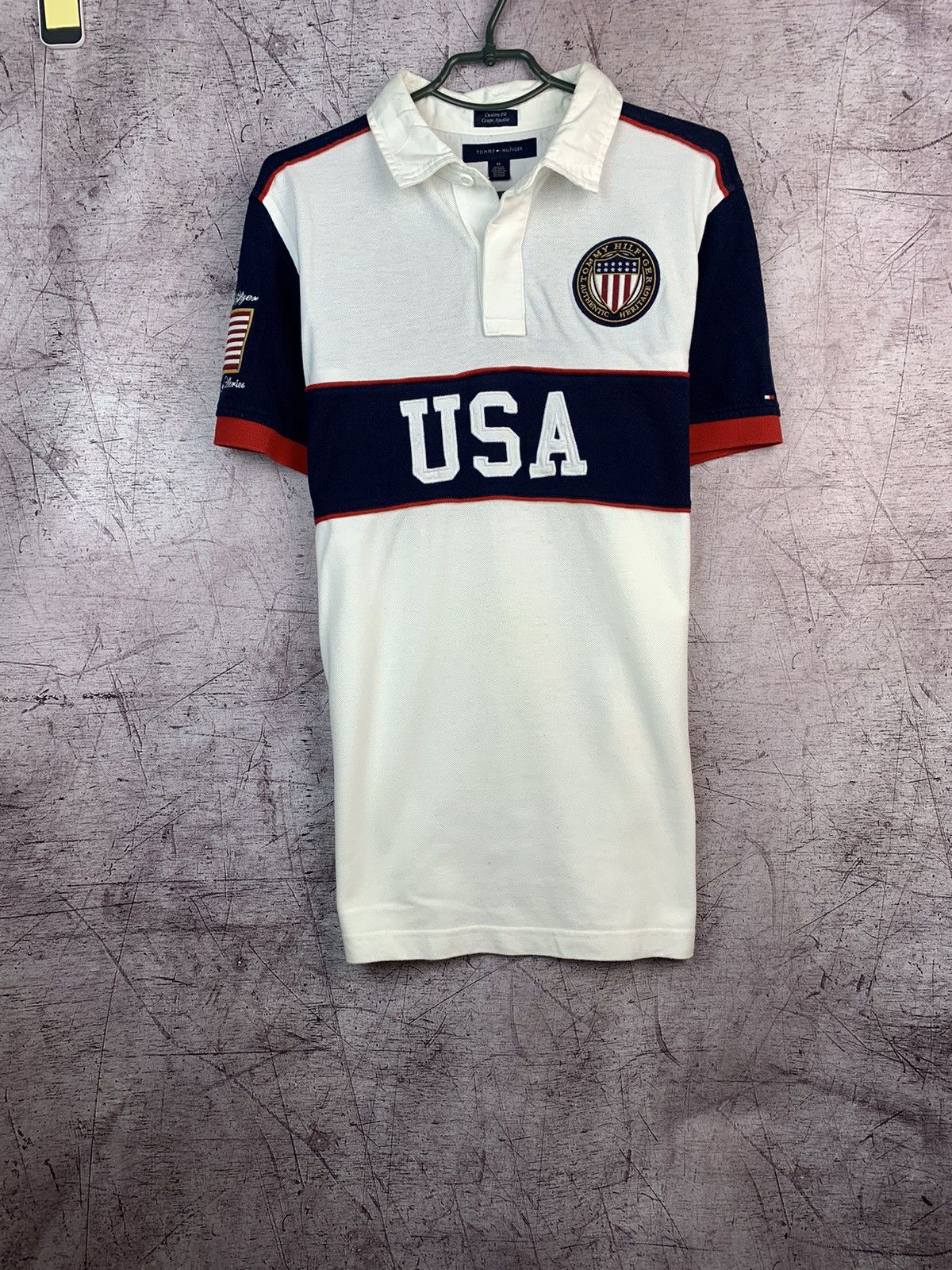 Tommy Hilfiger Vintage Tommy Hilfiger Usa Polo Shirt Size US M / EU 48-50 / 2 - 1 Thumbnail