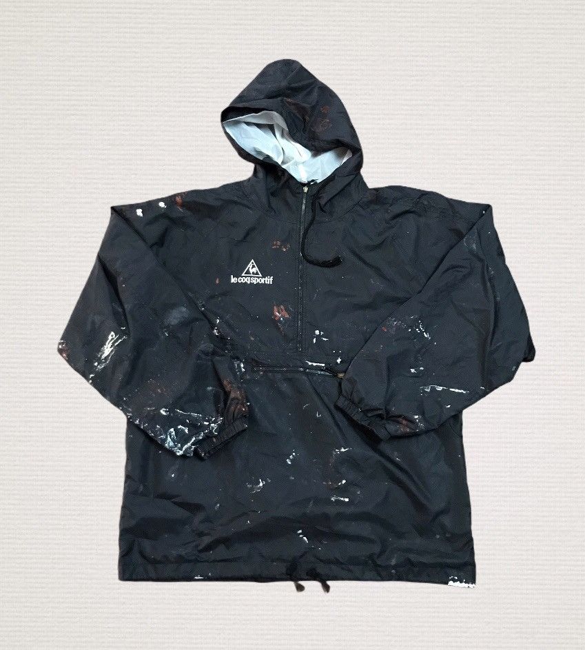 Le Coq Sportif Le coq sportif windbreaker half zipper hooded Size US L / EU 52-54 / 3 - 1 Thumbnail