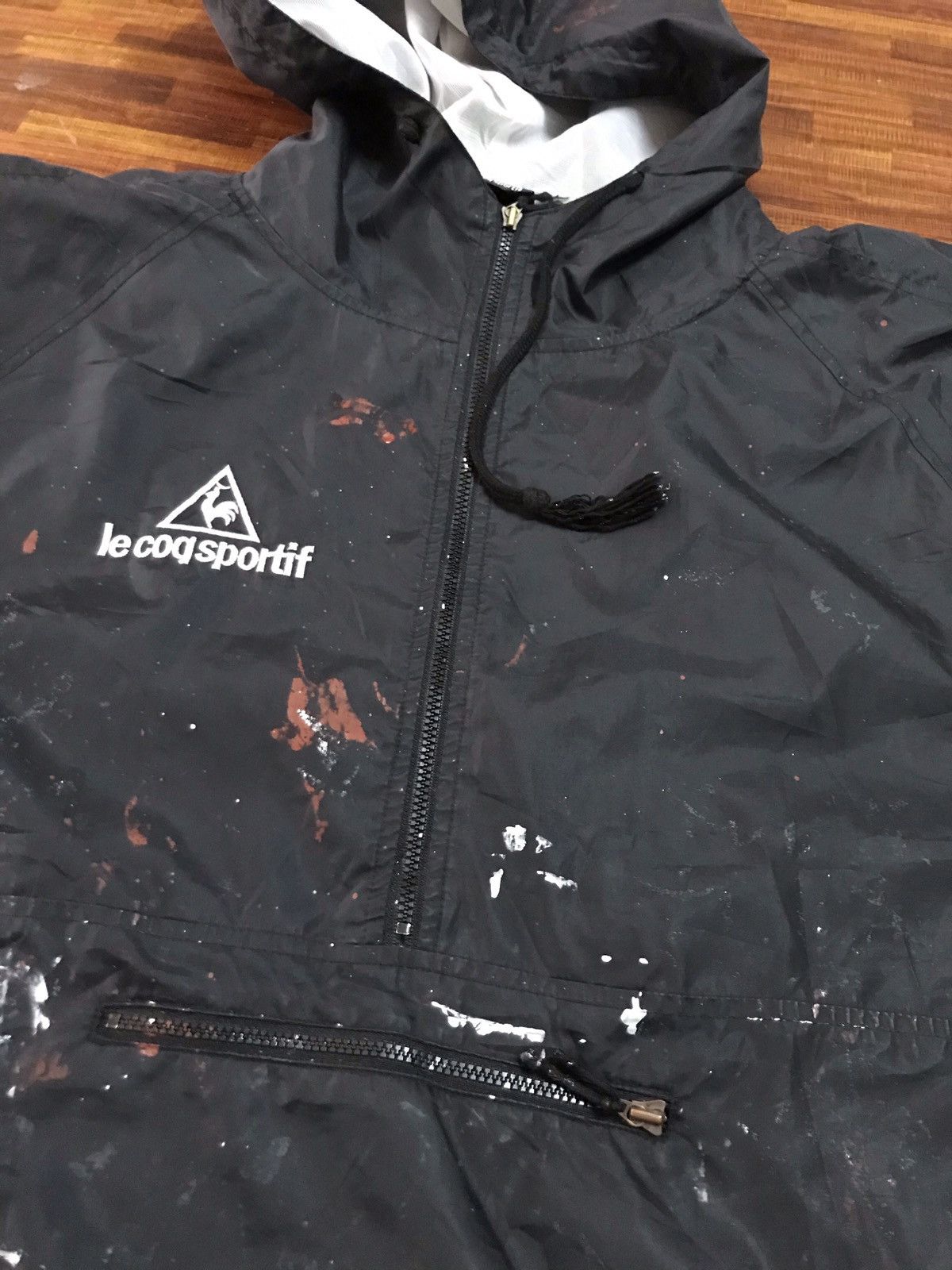 Le Coq Sportif Le coq sportif windbreaker half zipper hooded Size US L / EU 52-54 / 3 - 9 Thumbnail