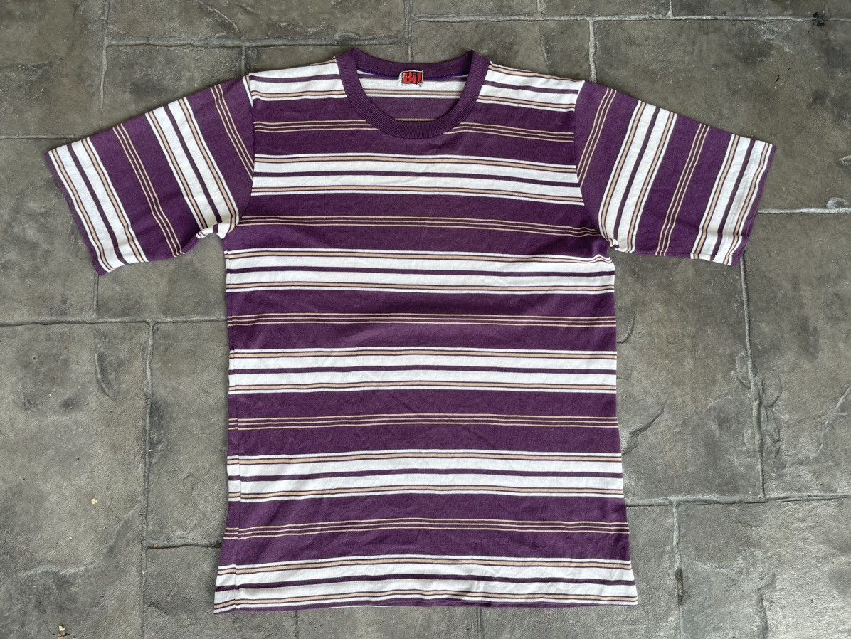Undercover JAPAN MADE Bill Koba’c Striped Thrashed Single Stitch Size US S / EU 44-46 / 1 - 1 Thumbnail