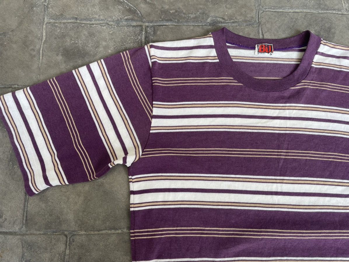 Undercover JAPAN MADE Bill Koba’c Striped Thrashed Single Stitch Size US S / EU 44-46 / 1 - 2 Thumbnail