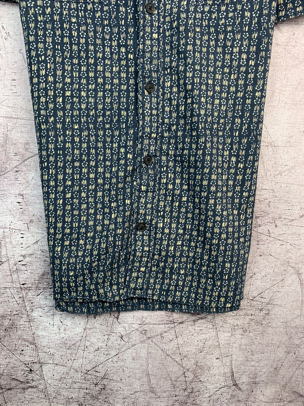 Allsaints Allsaints Mens Cotton-Linen Short Sleeve Shirt Size US S / EU 44-46 / 1 - 3 Thumbnail