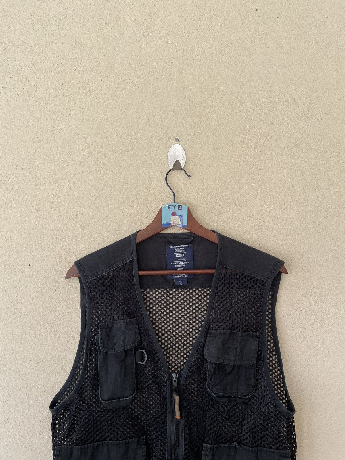 Japanese Brand NEPUCA FISHNET UTILITIES VEST Size US L / EU 52-54 / 3 - 3 Thumbnail