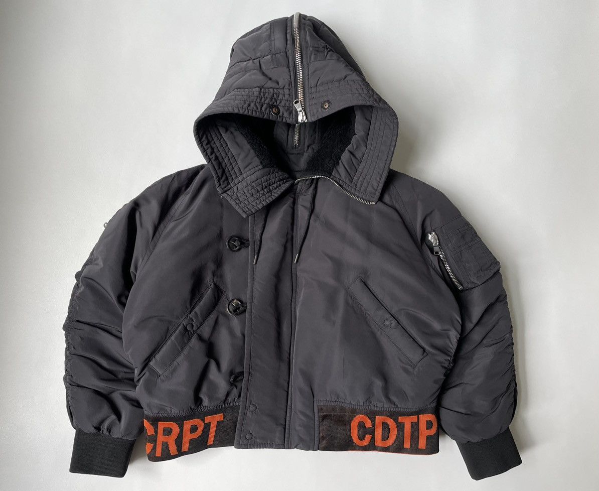 Raf Simons × Sterling Ruby A/W 14 Cropped Bomber Jacket Size US M / EU 48-50 / 2 - 1 Thumbnail