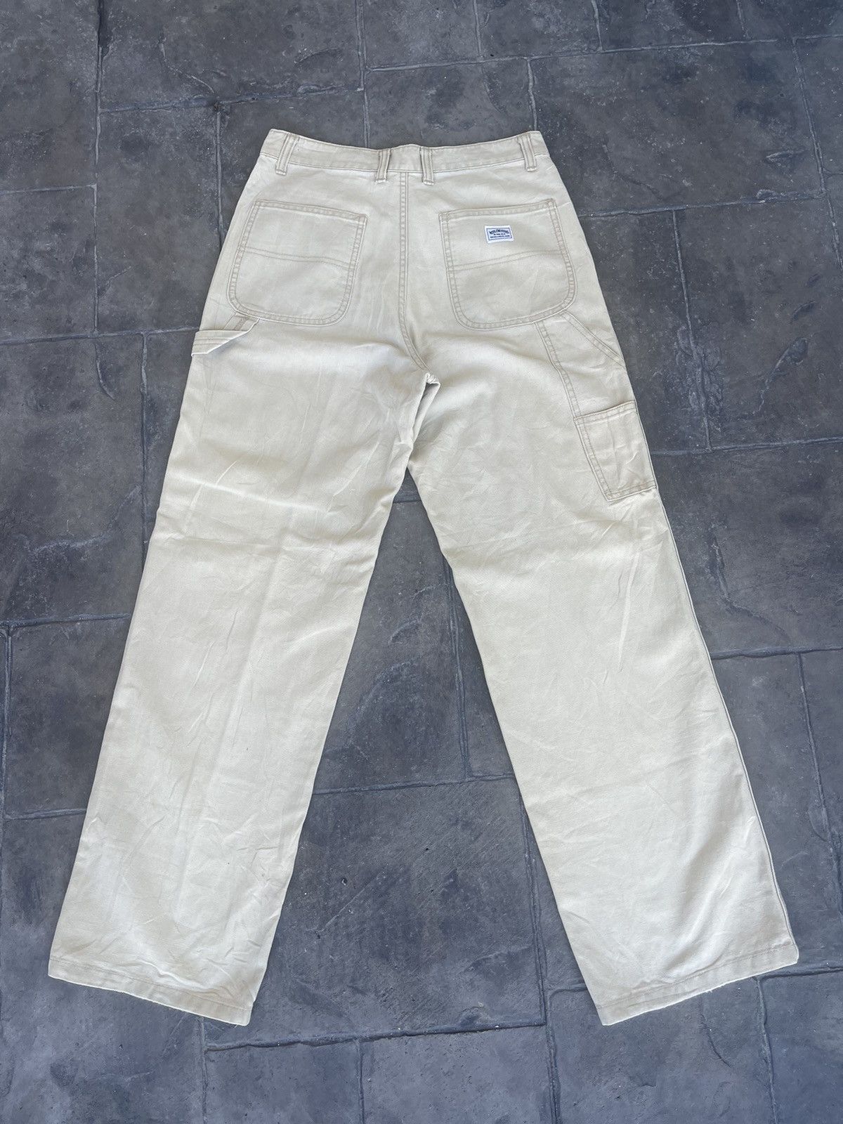 image of Japan Made Big John World Workers Workwear Carpenter Pant in Light Brown, Men's (Size 30)
