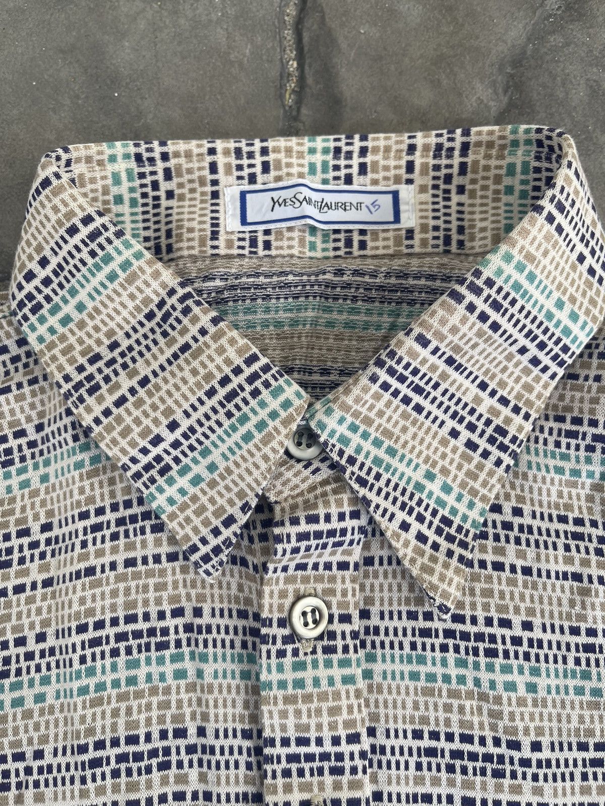 Yves Saint Laurent JAPAN MADE Yves Saint Laurent YSL Multicolor Single Pocket Size US M / EU 48-50 / 2 - 4 Thumbnail