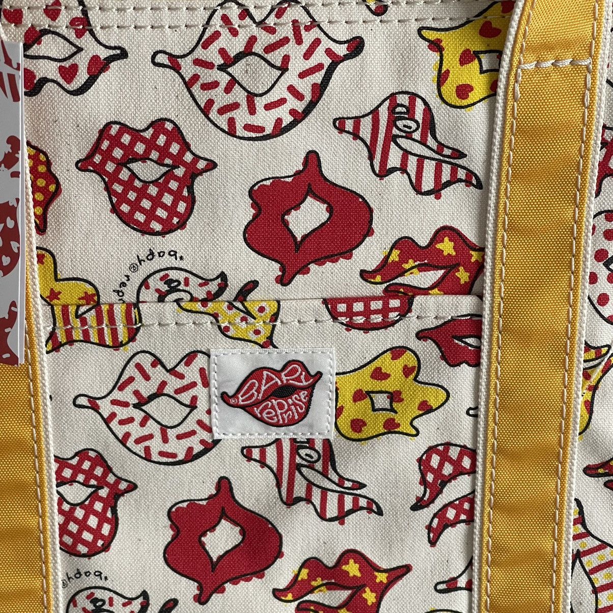 Bape × Nigo × Vintage OG Bapy Reprise Lip Camo Pattern Tote Bag Kiss Size ONE SIZE - 2 Thumbnail