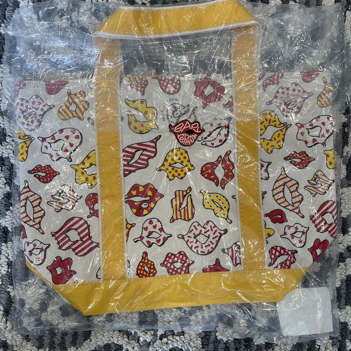 Bape × Nigo × Vintage OG Bapy Reprise Lip Camo Pattern Tote Bag Kiss Size ONE SIZE - 10 Thumbnail