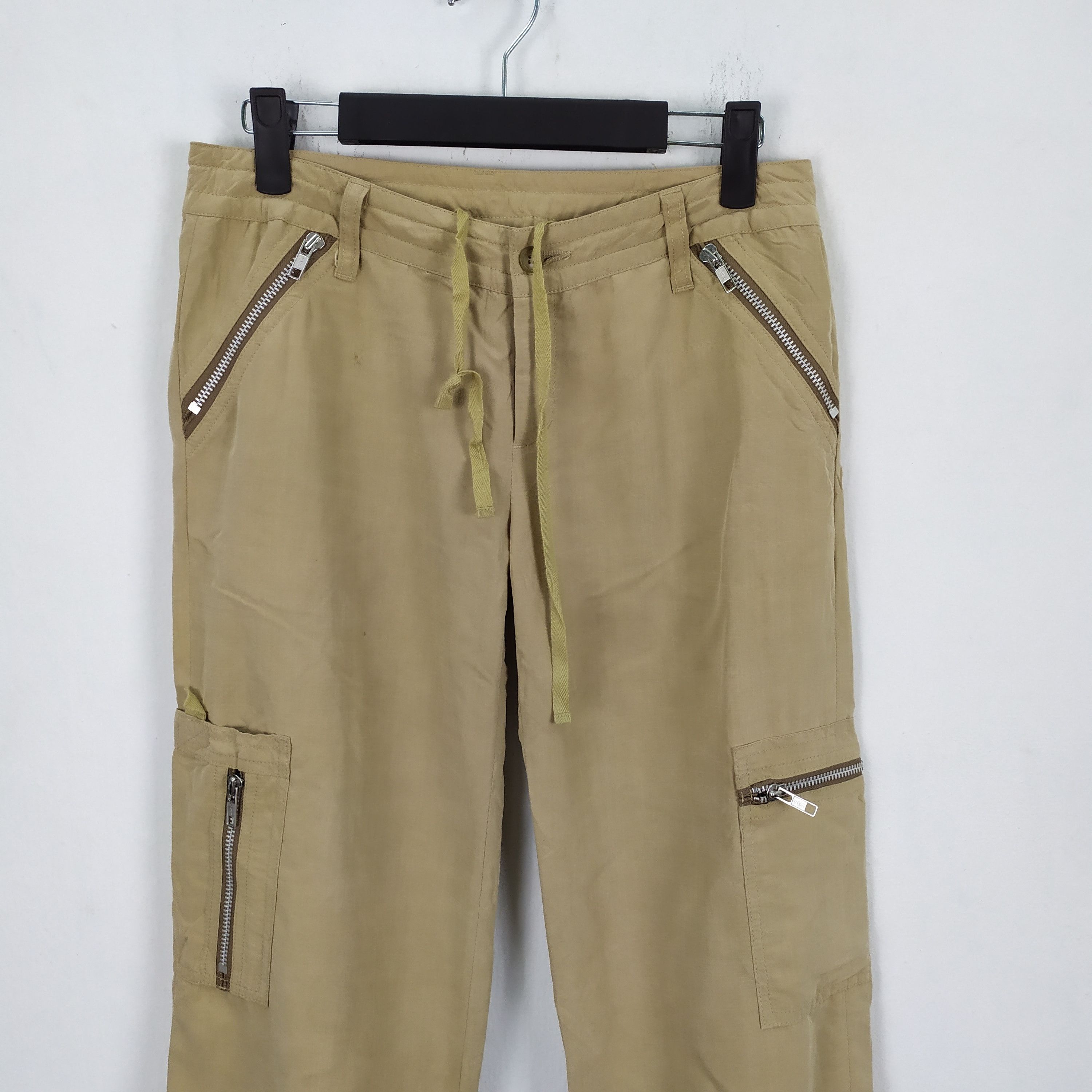 Designer × Japanese Brand VINTAGE LOVE BOAT ZIPP POCKET WOMEN CARGO PANTS Size 28" / US 6 / IT 42 - 4 Thumbnail