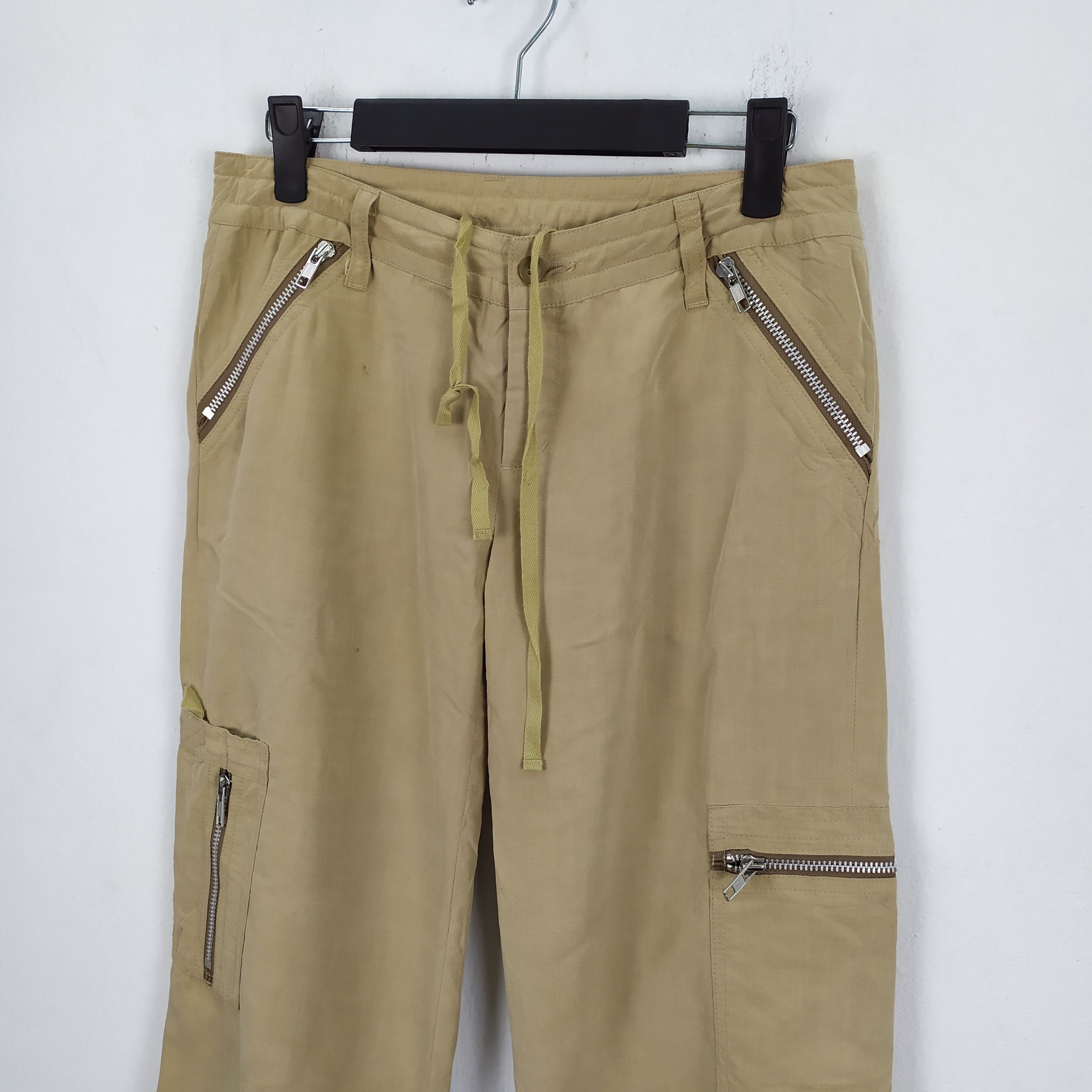 Designer × Japanese Brand VINTAGE LOVE BOAT ZIPP POCKET WOMEN CARGO PANTS Size 28" / US 6 / IT 42 - 6 Thumbnail