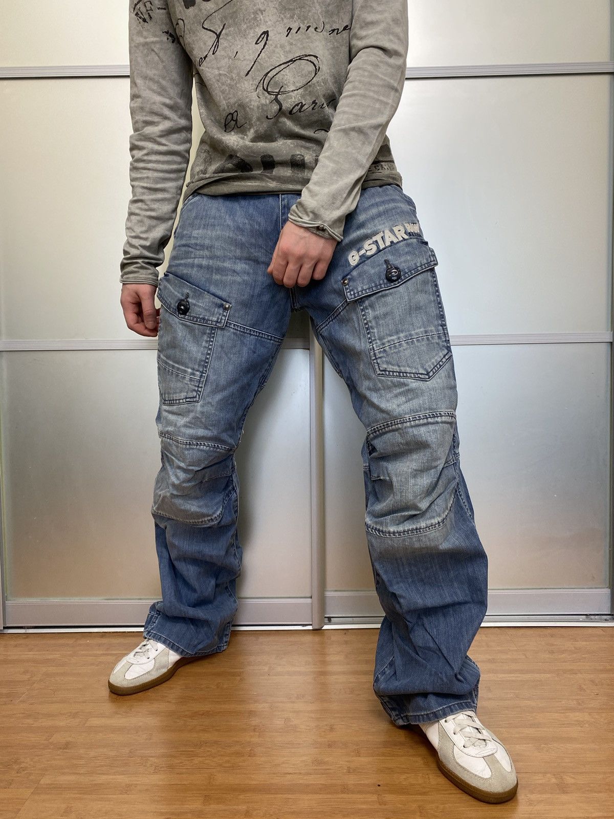 Vintage G Star Raw Cargo Doubleknee Elwood Jeans