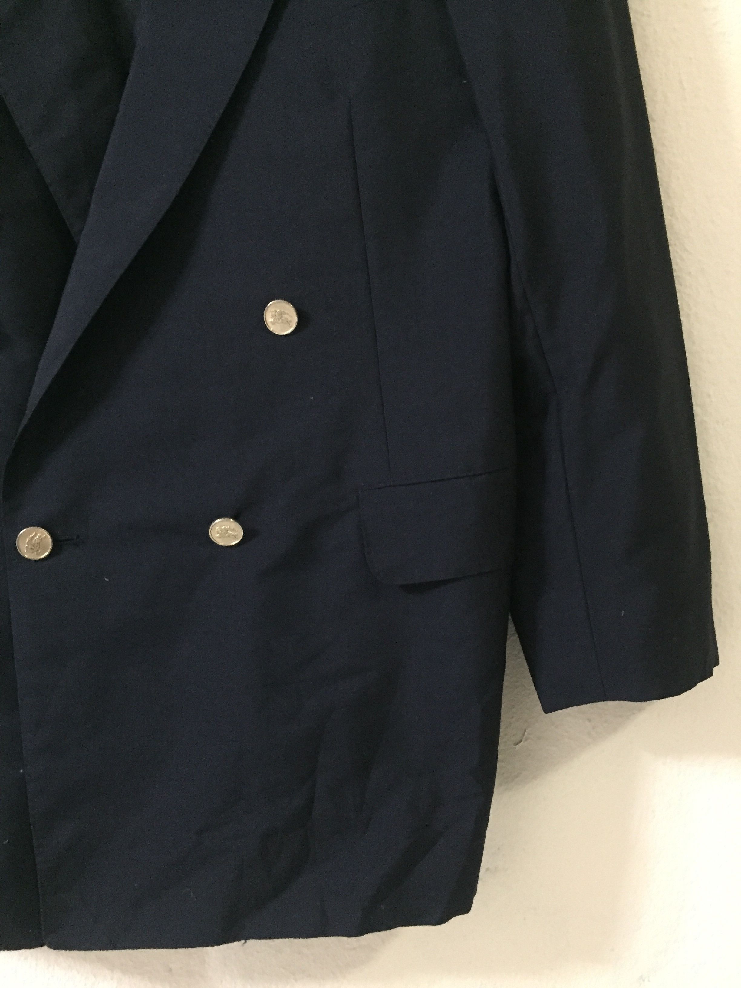 Burberry Vintage Burberrys' Wool & Mohair Blazer Size US L / EU 52-54 / 3 - 2 Thumbnail