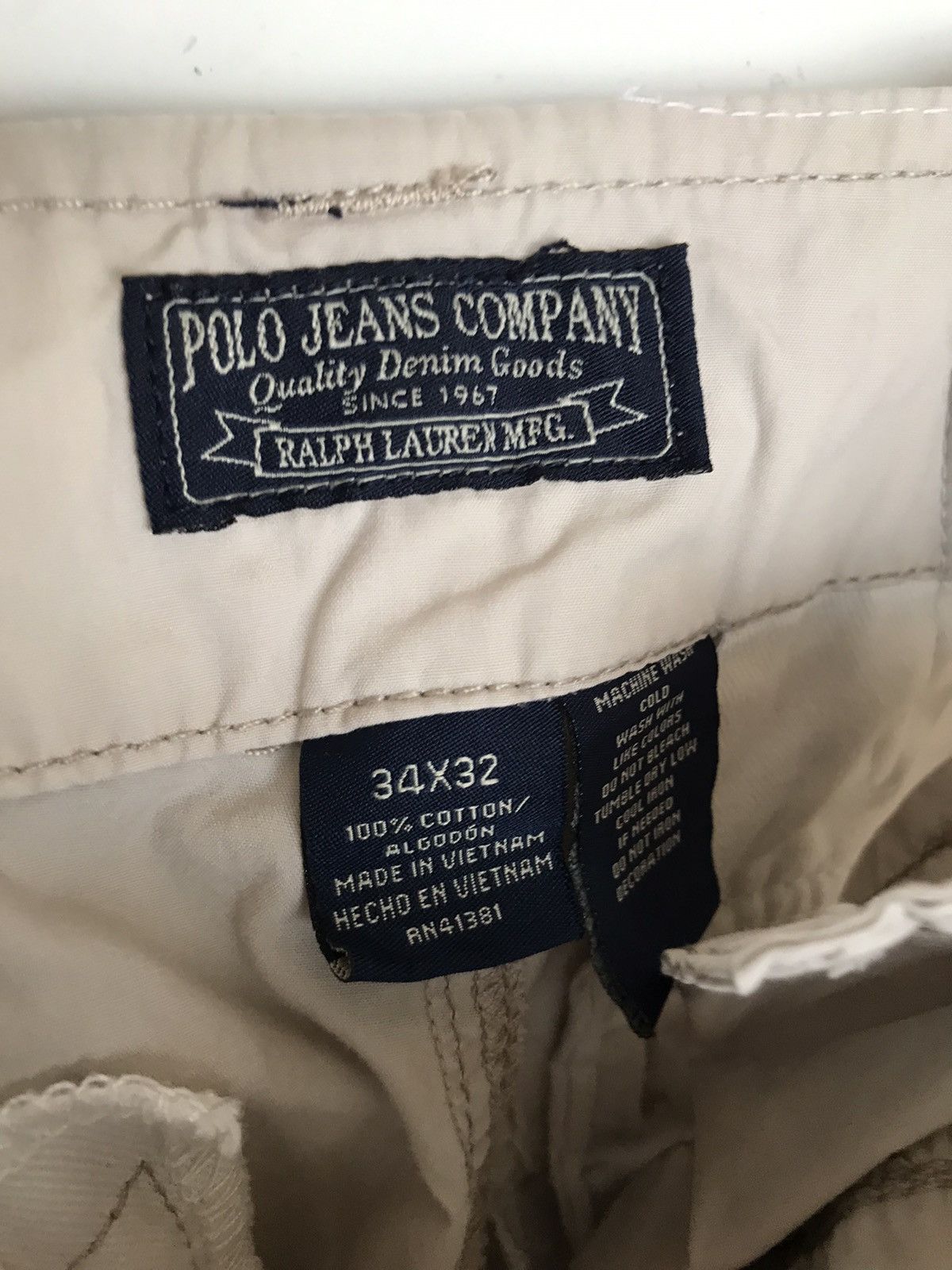 Polo Ralph Lauren Vintage Polo Ralph Lauren Tactical Cargo Pants Size US 32 / EU 48 - 4 Thumbnail