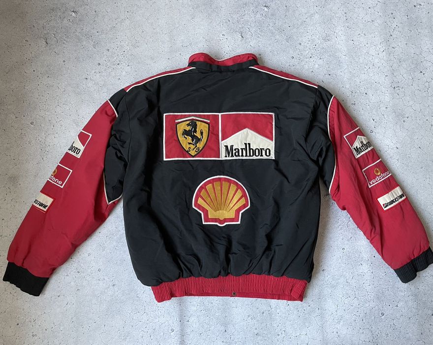 Marlboro !RARE!Vintage Marlboro Ferrari racing jacket with large logo ...