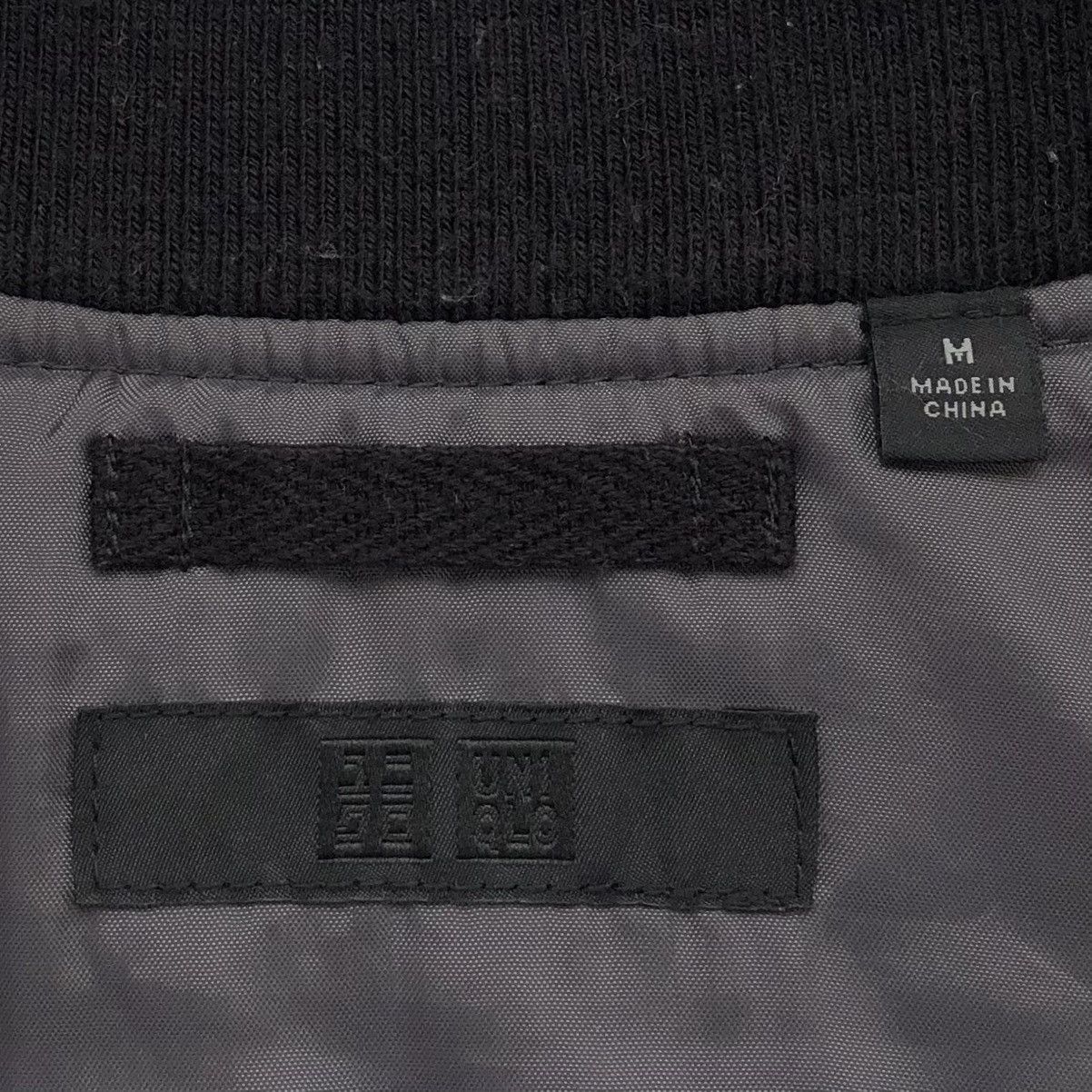 Japanese Brand Uniqlo Black Bomber Jacket Size US M / EU 48-50 / 2 - 14 Thumbnail