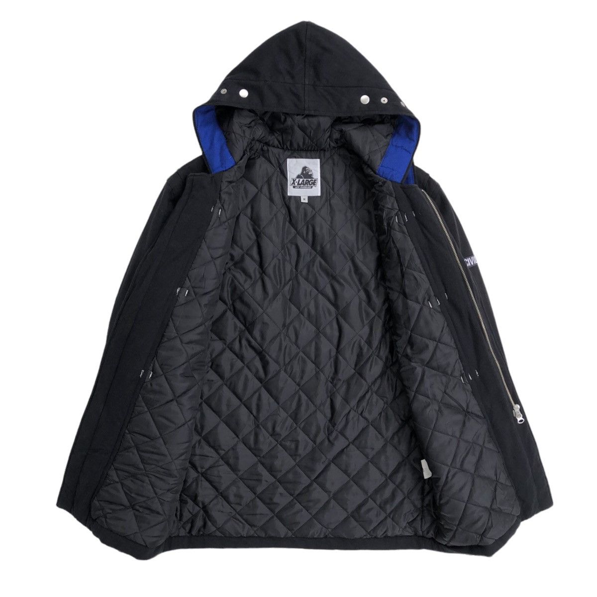 Xlarge X-LARGE CIVILIAN Duffle Toggle Lined Quilted Hooded Jacket Size US M / EU 48-50 / 2 - 9 Thumbnail