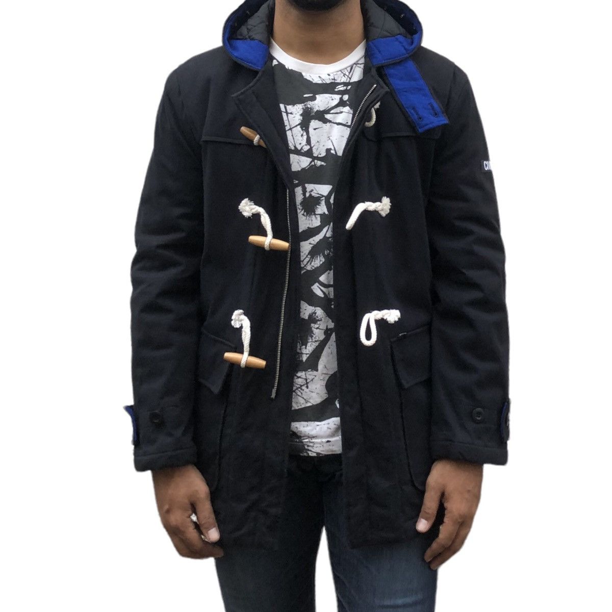 Xlarge X-LARGE CIVILIAN Duffle Toggle Lined Quilted Hooded Jacket Size US M / EU 48-50 / 2 - 1 Thumbnail