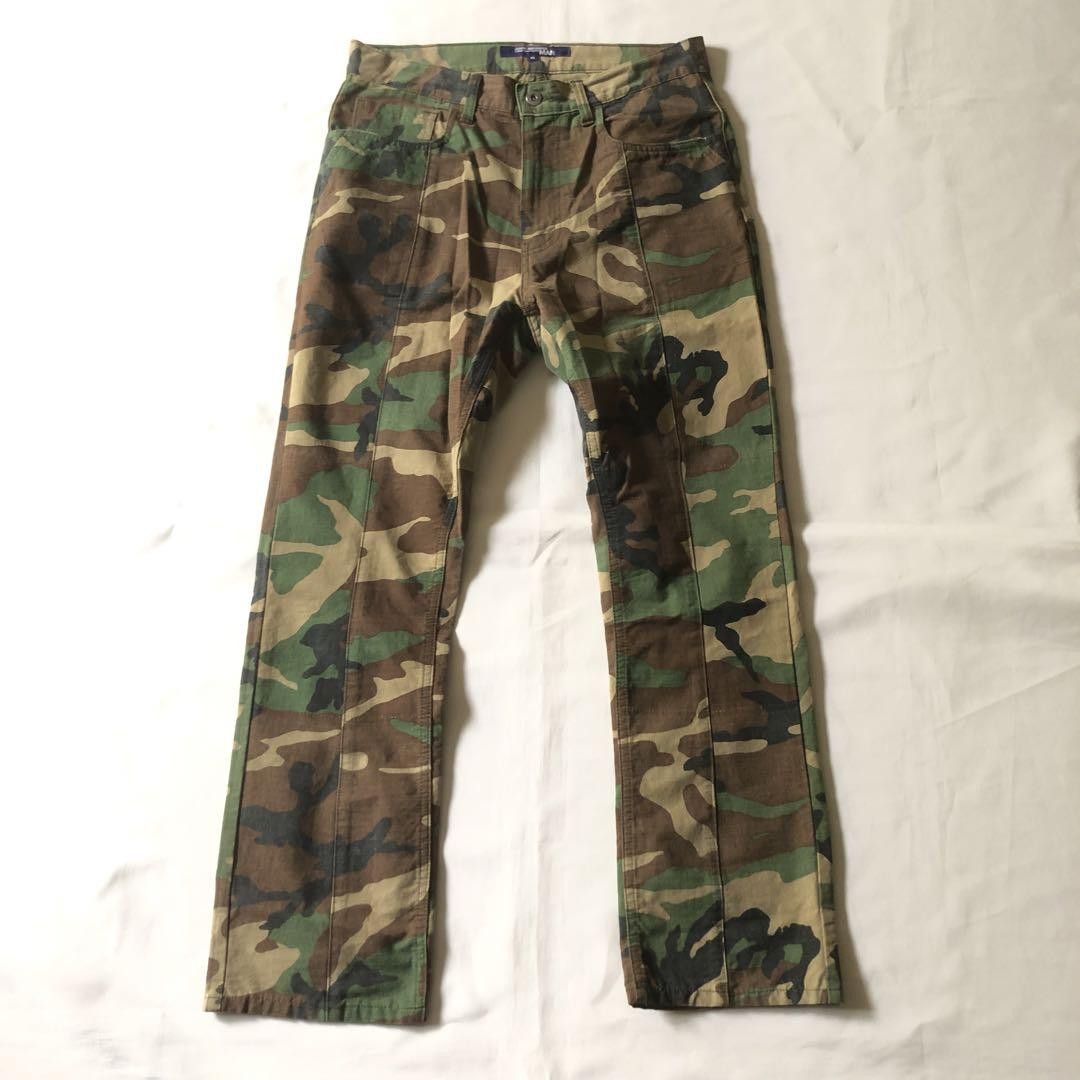 image of Comme Des Garcons x Junya Watanabe Fw 2006 Rebuilt Surplus Camo Pants, Men's (Size 32)