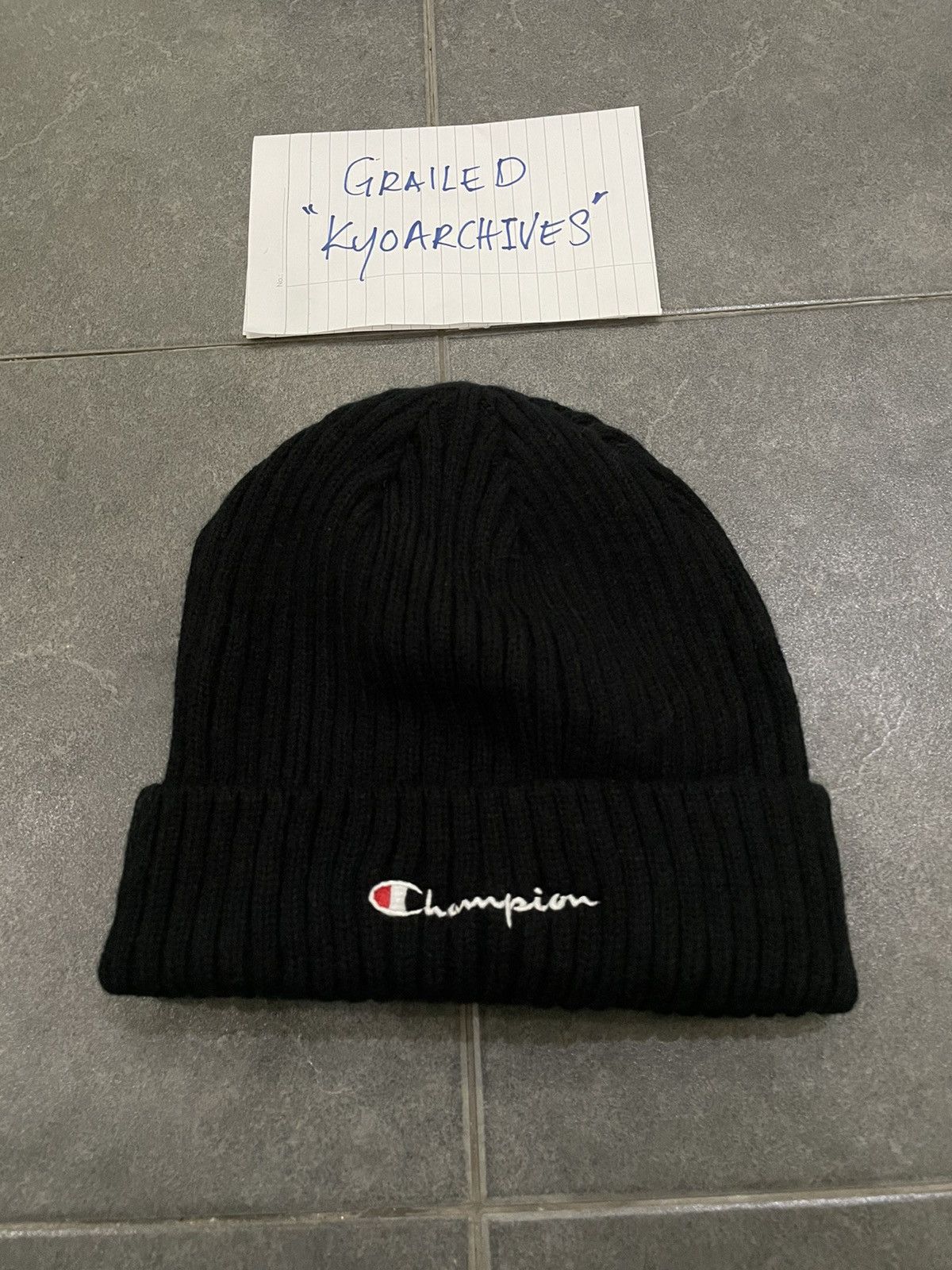Champion CHAMPION SMALL LOGO BEANIE Size ONE SIZE - 1 Thumbnail
