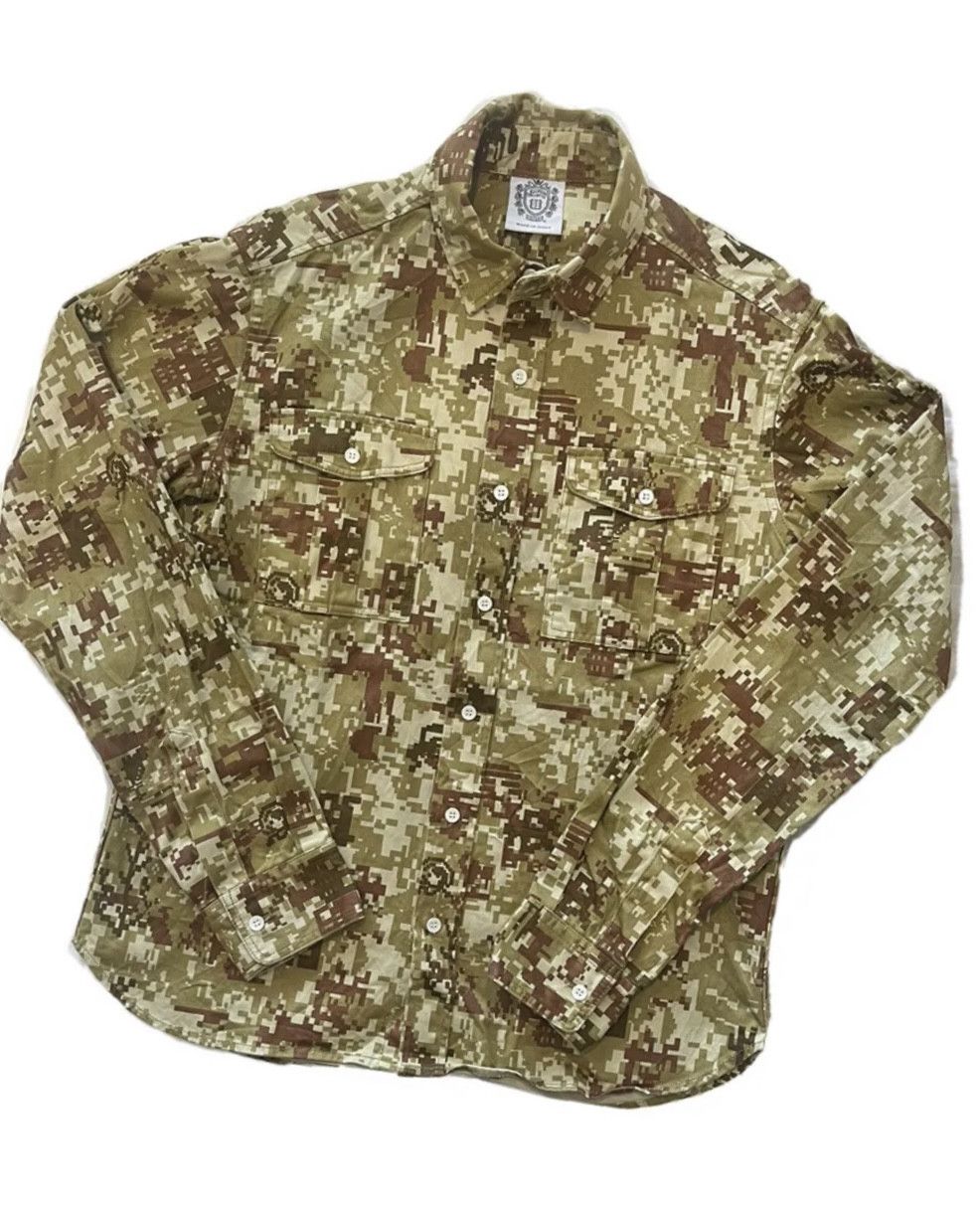 🔥OG Billionaire Boys Club Desert Digi Camo button-up shirt