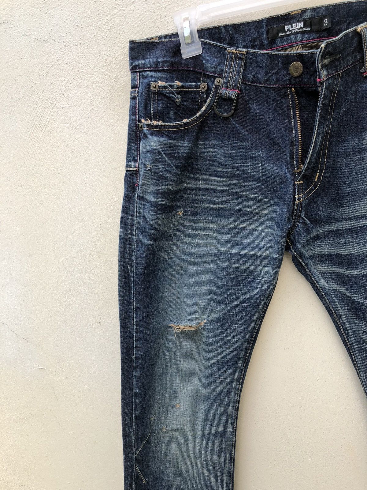 Roen Roen X Plein Made in Japan Distressed Denim Jeans Size US 32 / EU 48 - 9 Thumbnail