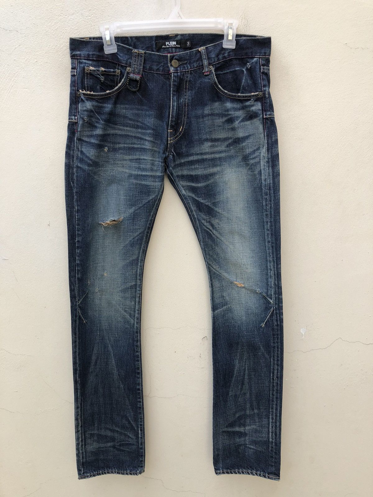 Roen Roen X Plein Made in Japan Distressed Denim Jeans Size US 32 / EU 48 - 6 Thumbnail