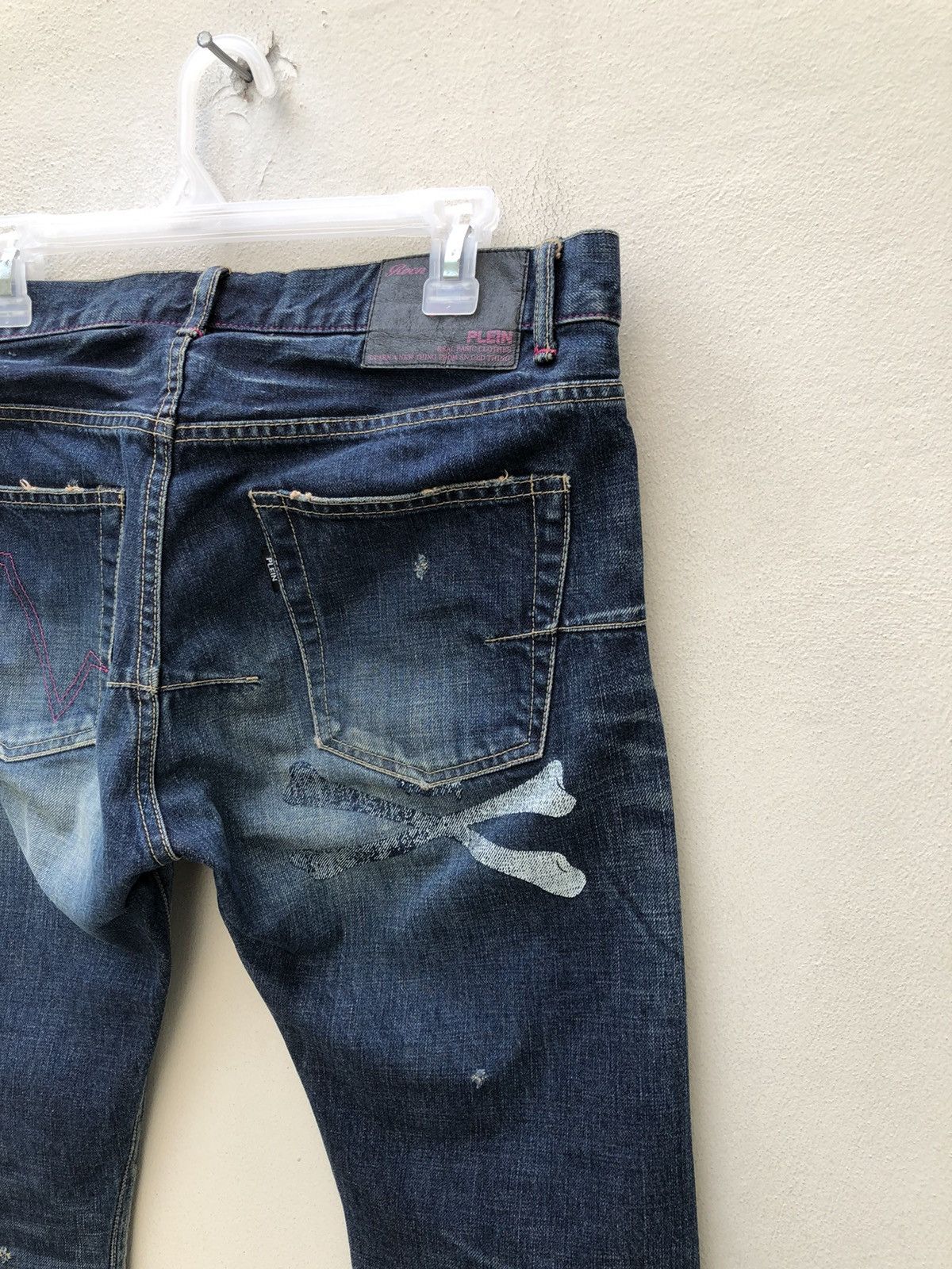 Roen Roen X Plein Made in Japan Distressed Denim Jeans Size US 32 / EU 48 - 19 Thumbnail