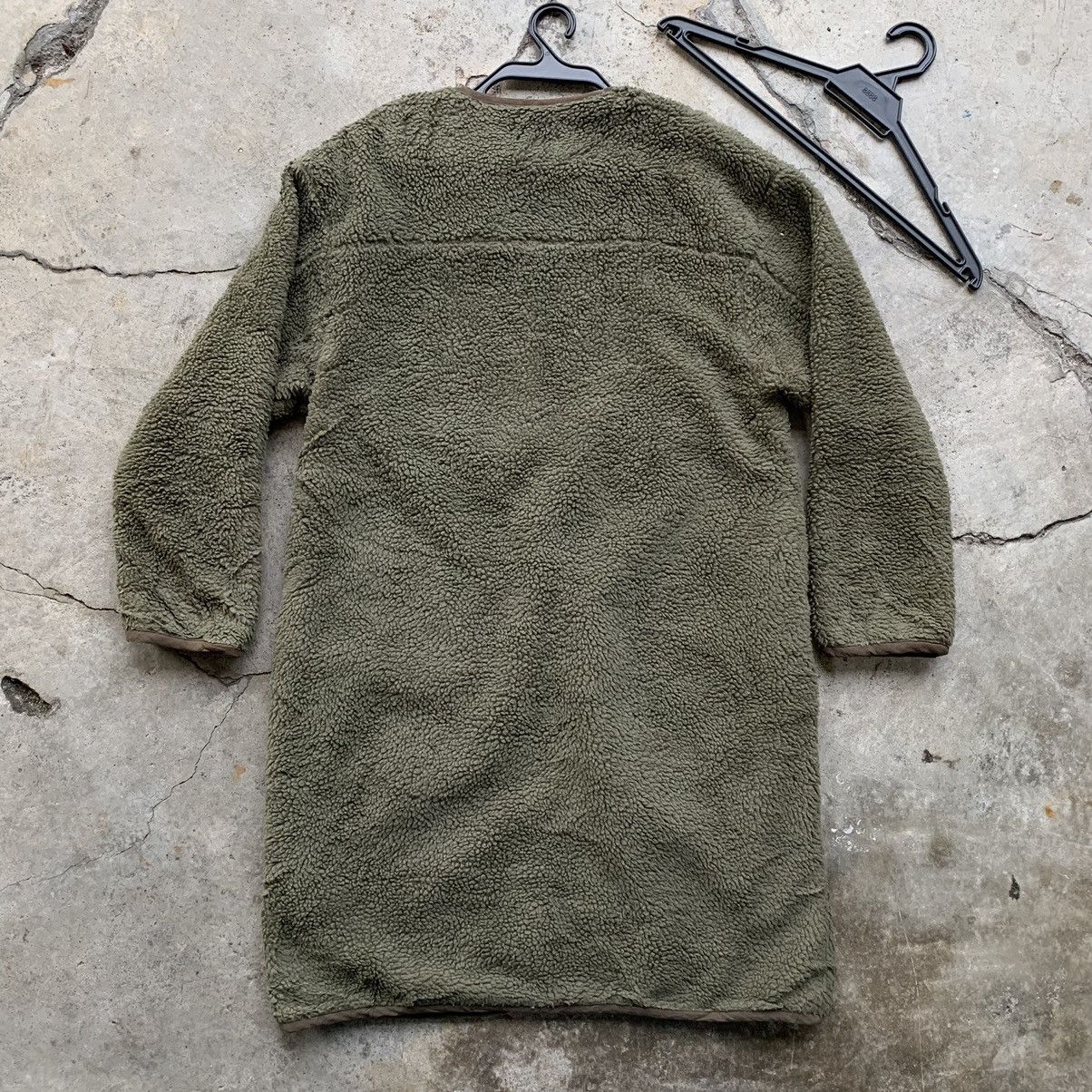 Japanese Brand × Vintage Faux fur zipper long light jacket Size L / US 10 / IT 46 - 2 Thumbnail