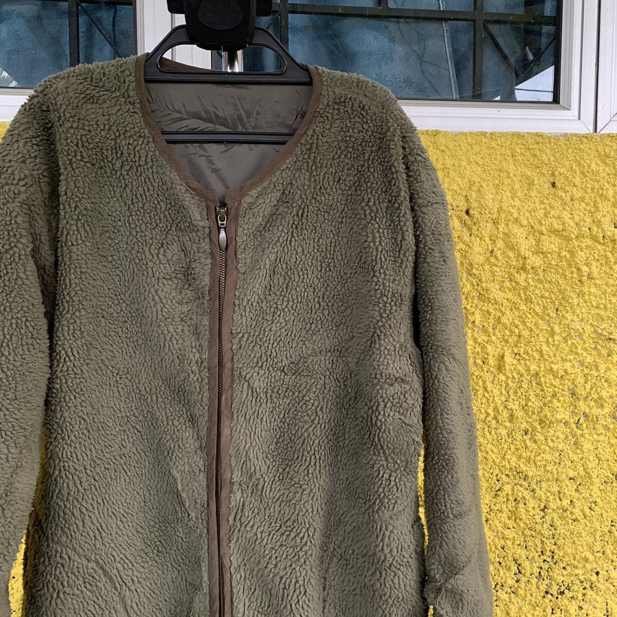 Japanese Brand × Vintage Faux fur zipper long light jacket Size L / US 10 / IT 46 - 8 Thumbnail