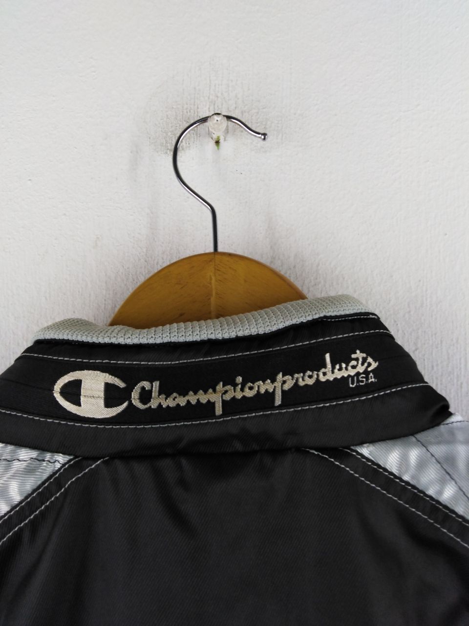 Champion × Other × Vintage VINTAGE CHAMPION WINDBREAKER BLACK JACKET Size US L / EU 52-54 / 3 - 4 Thumbnail