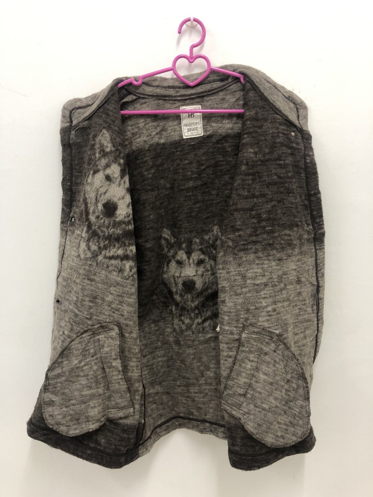 If Six Was Nine Rare 90s Vintage HARPERS BIGOT Foxes Full All Over Jacket Size US M / EU 48-50 / 2 - 2 Thumbnail