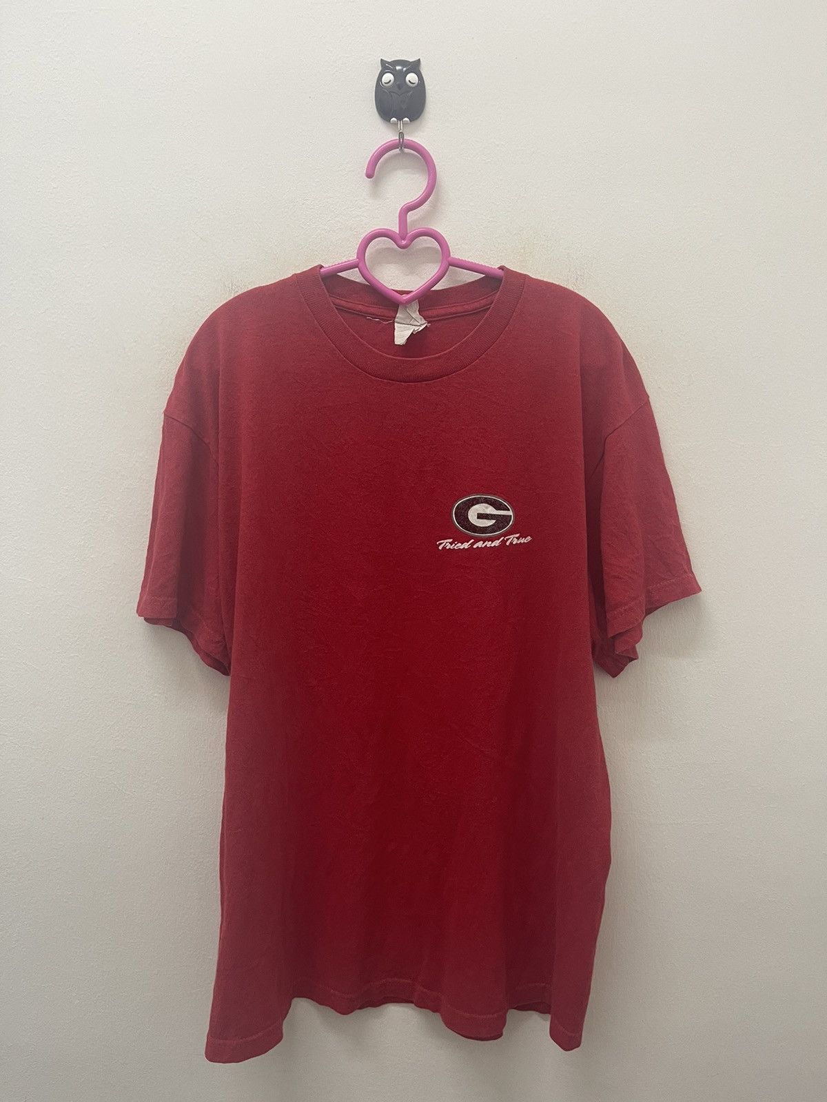 Vintage Rare 2000s Vintage GEORGIA BULLDOGS Fried And True Size US L / EU 52-54 / 3 - 3 Thumbnail