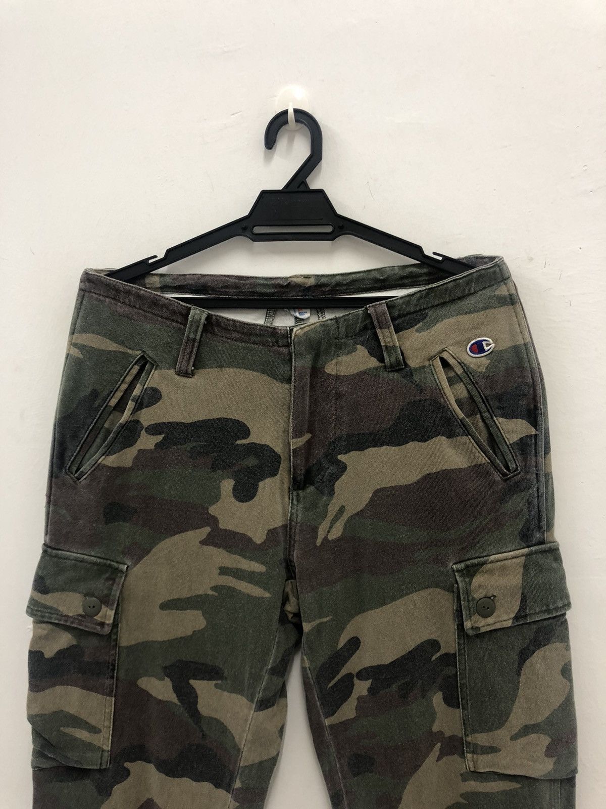 Champion Rare CHAMPION Camo Cargo Tactical Utility Pocket Pant Size US 30 / EU 46 - 2 Thumbnail
