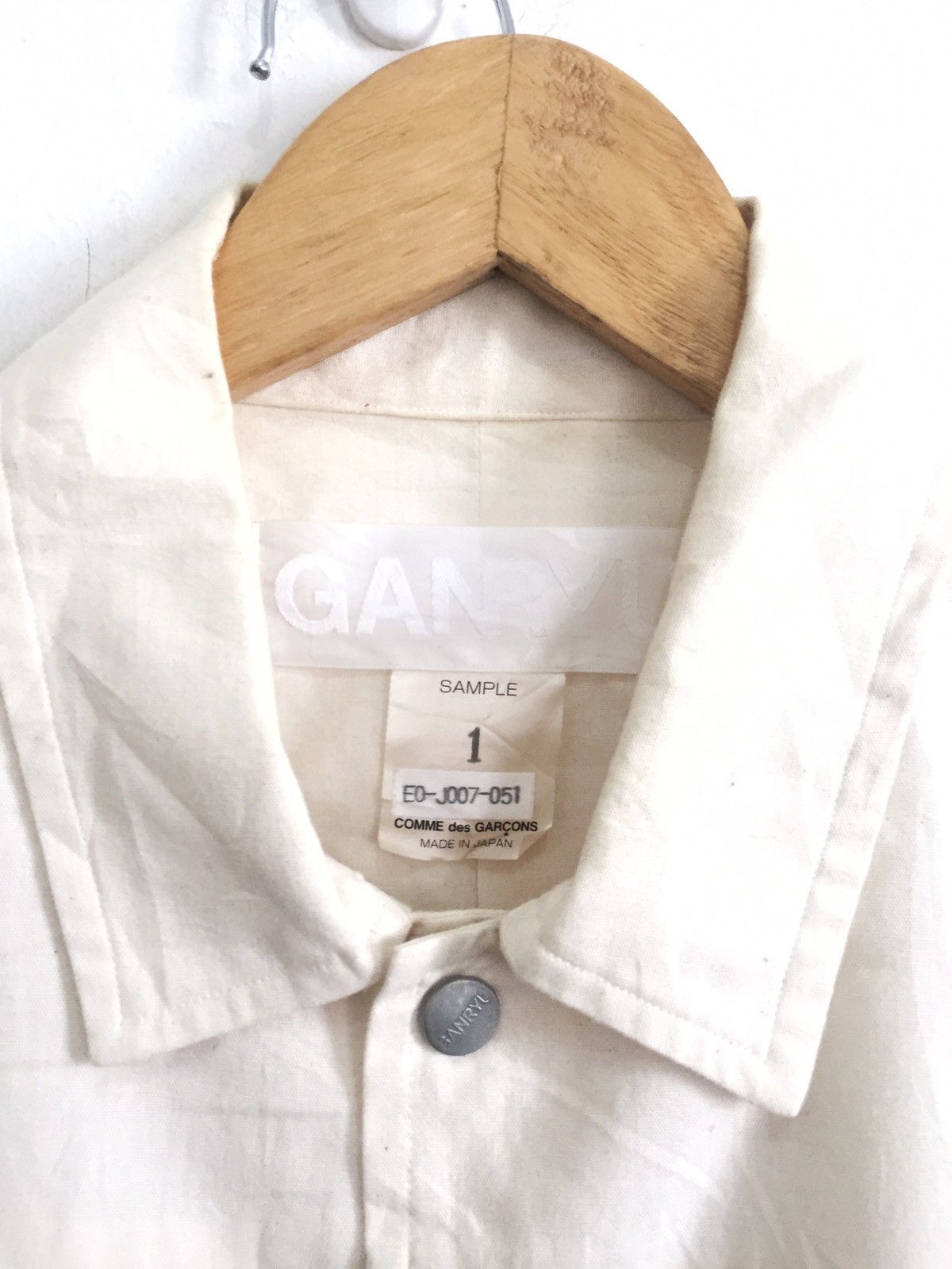 Comme des Garcons SAMPLE‼️GANRYU x CDG Hybrid Tactical Button Jacket Size US M / EU 48-50 / 2 - 7 Thumbnail