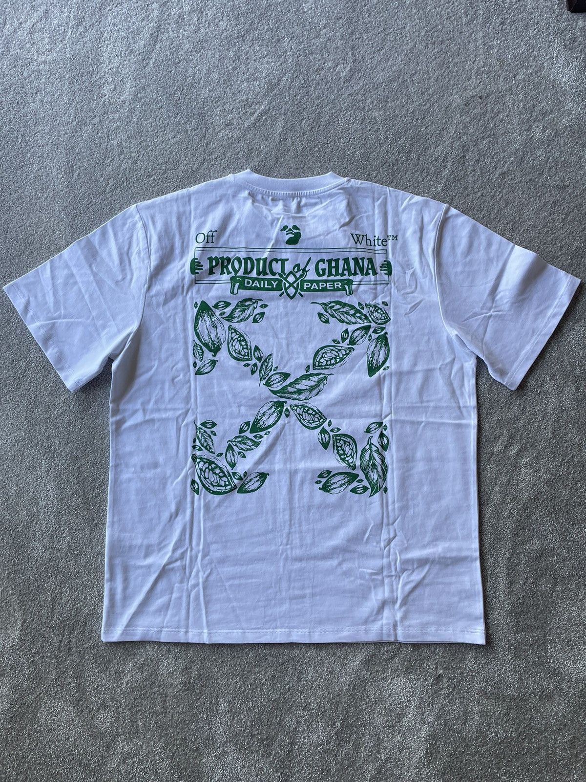 Off White high quality x Daily Paper ‘Product of Ghana’ t-shirt / tee