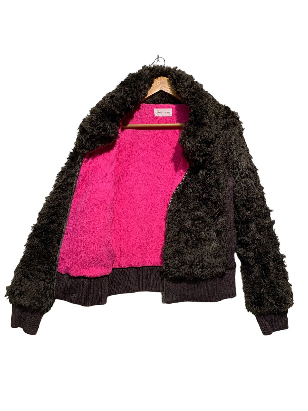 Issey Miyake 🔥TSUMORI CHISATO FUR COAT JACKETS Size M / US 6-8 / IT 42-44 - 4 Thumbnail