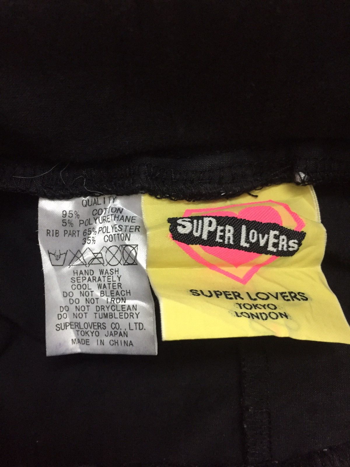 A.F.F.A. Super Lovers 🇯🇵 Star & Skull Drop Crotch Pants Size US 30 / EU 46 - 5 Thumbnail