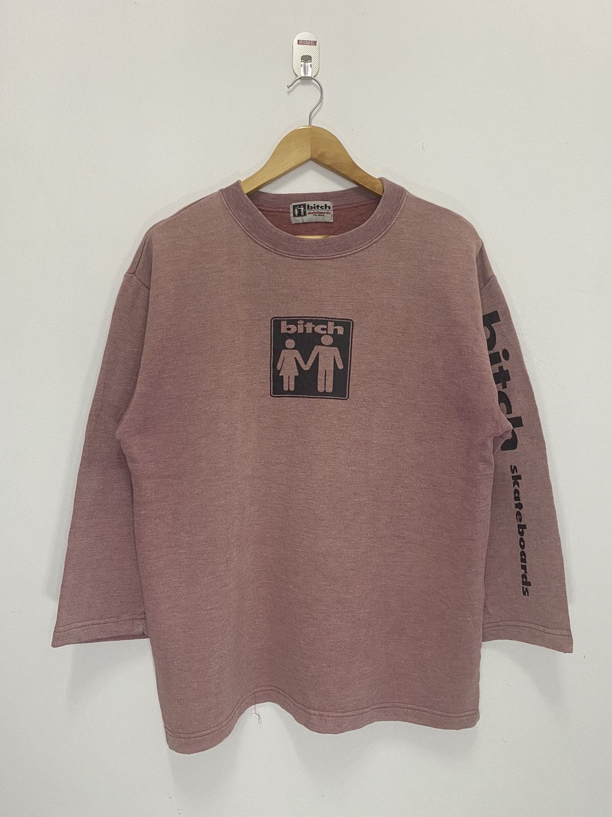 Girl Skateboards Vintage Bitch Skateboard Big Logo Sweatshirt Size US M / EU 48-50 / 2 - 2 Thumbnail