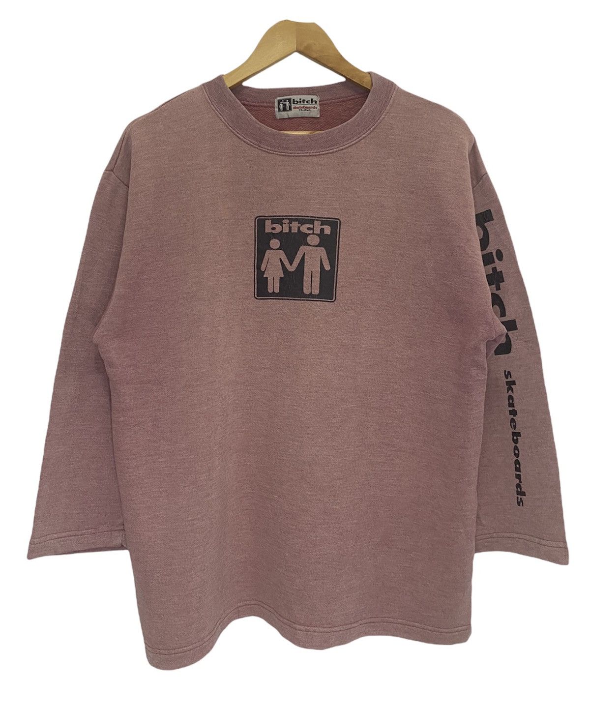 Girl Skateboards Vintage Bitch Skateboard Big Logo Sweatshirt Size US M / EU 48-50 / 2 - 1 Thumbnail