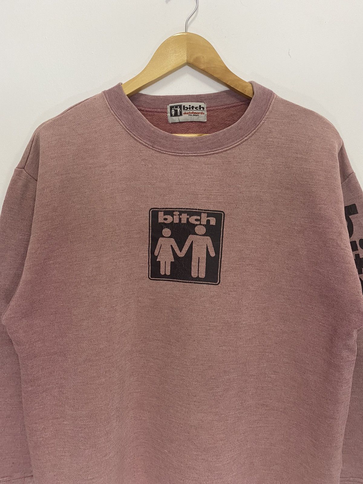 Girl Skateboards Vintage Bitch Skateboard Big Logo Sweatshirt Size US M / EU 48-50 / 2 - 5 Thumbnail