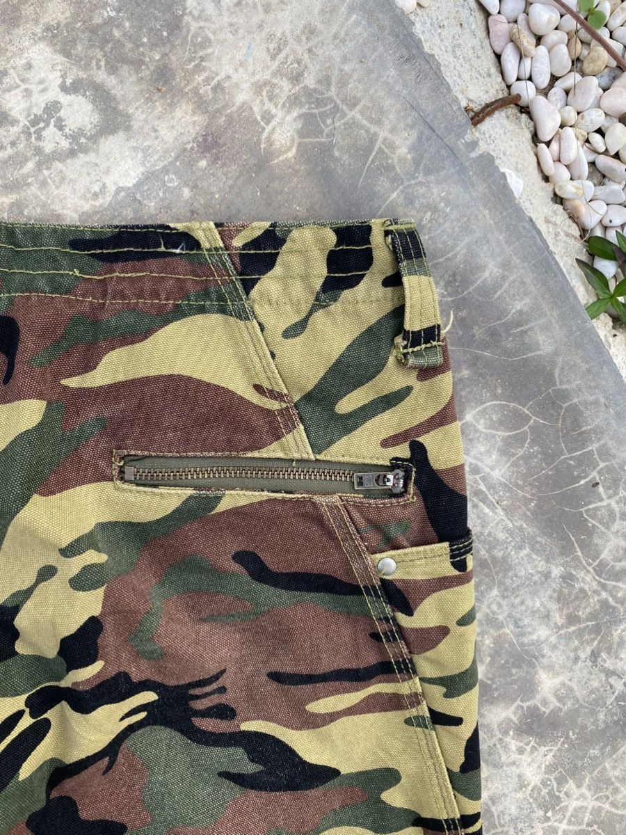 Japanese Brand ⚡️Rare⚡️ Back Number Camouflage Woodland Flare Pants Size US 31 - 8 Thumbnail