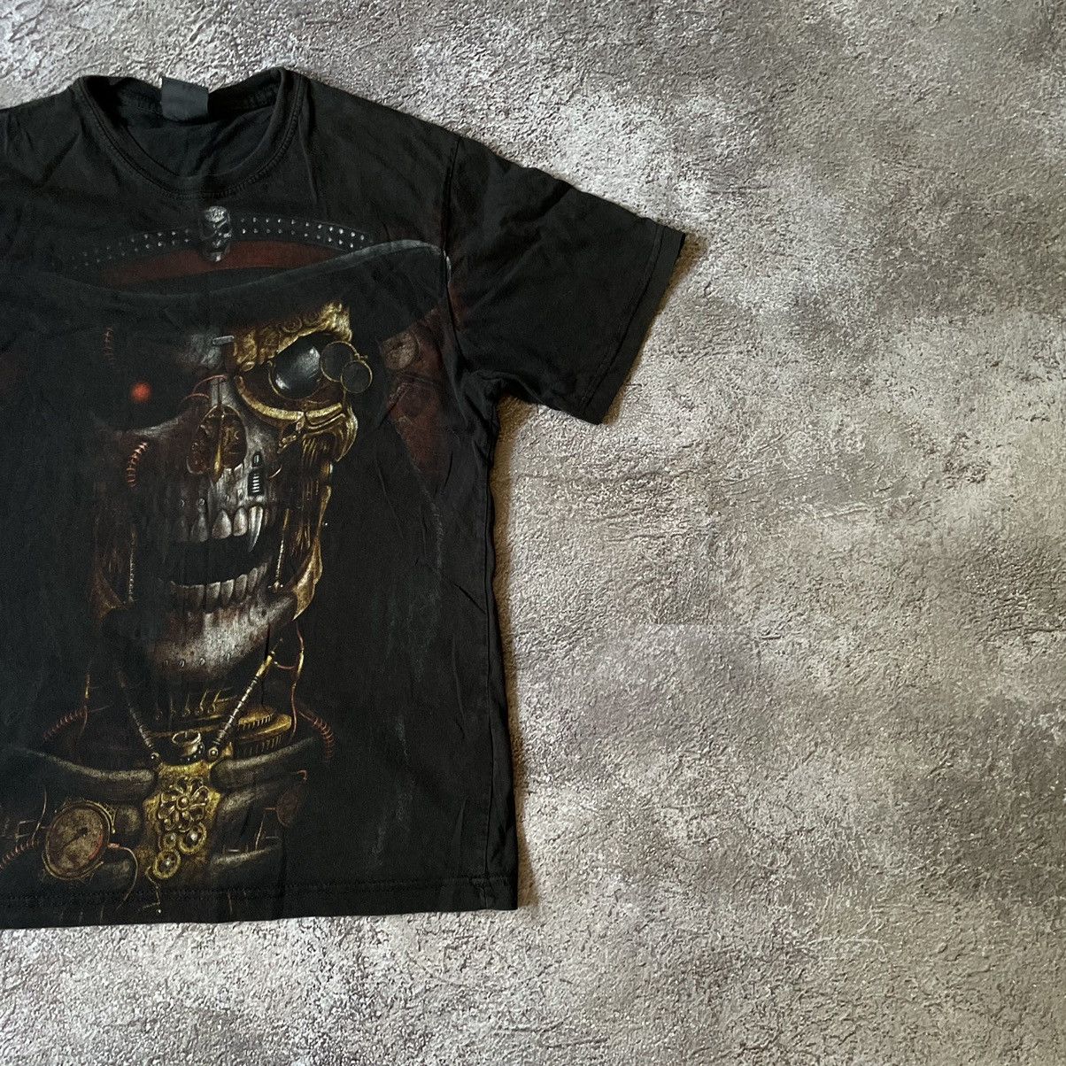 Vintage Vintage 90s Skeleton Horror Graphic Tee Grunge Dark Boxy M Size US M / EU 48-50 / 2 - 3 Thumbnail