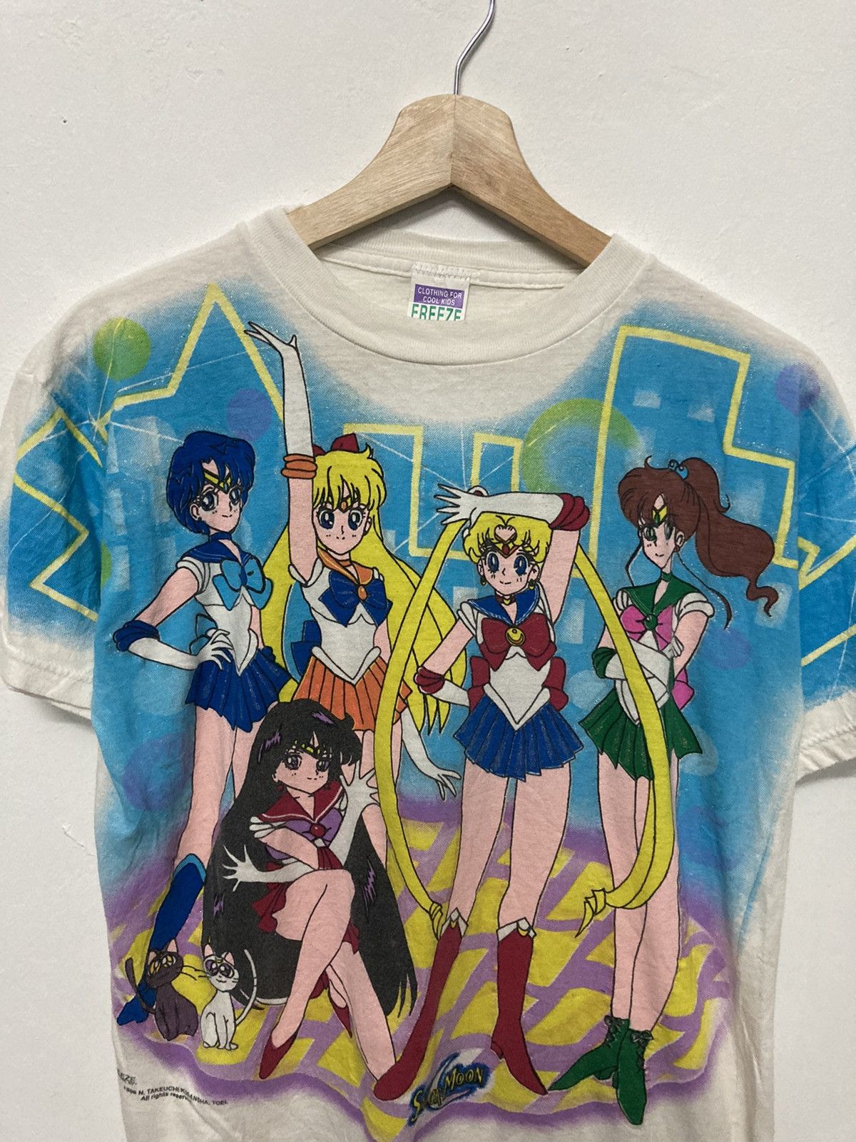 Anime Vintage 1996 Anime Sailormoon Positive Energy T-Shirt Size US S / EU 44-46 / 1 - 3 Thumbnail