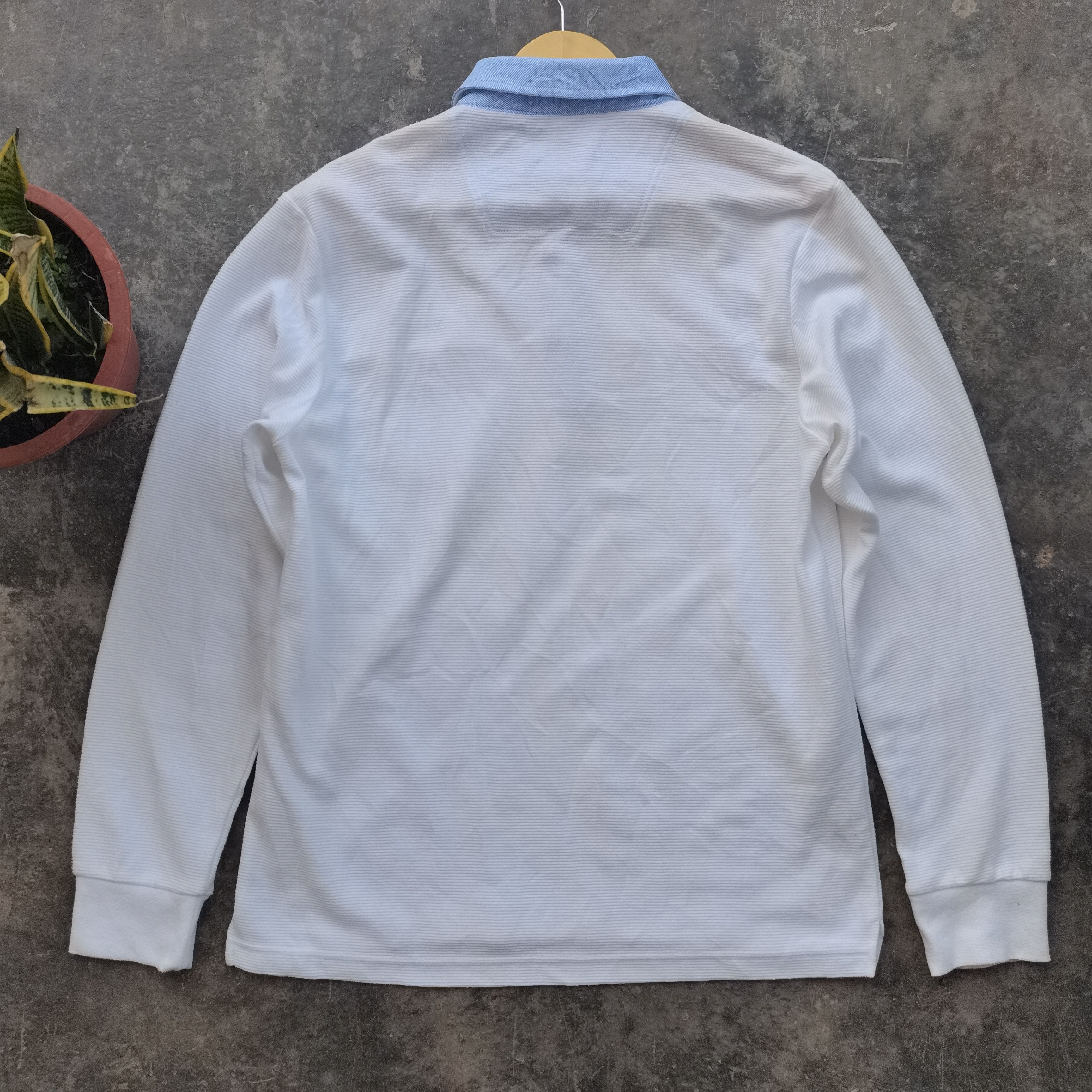 Kangol × Vintage Steals🔥 KANGOL Nova Check Longsleeve Polo Tshirt Size US L / EU 52-54 / 3 - 4 Thumbnail