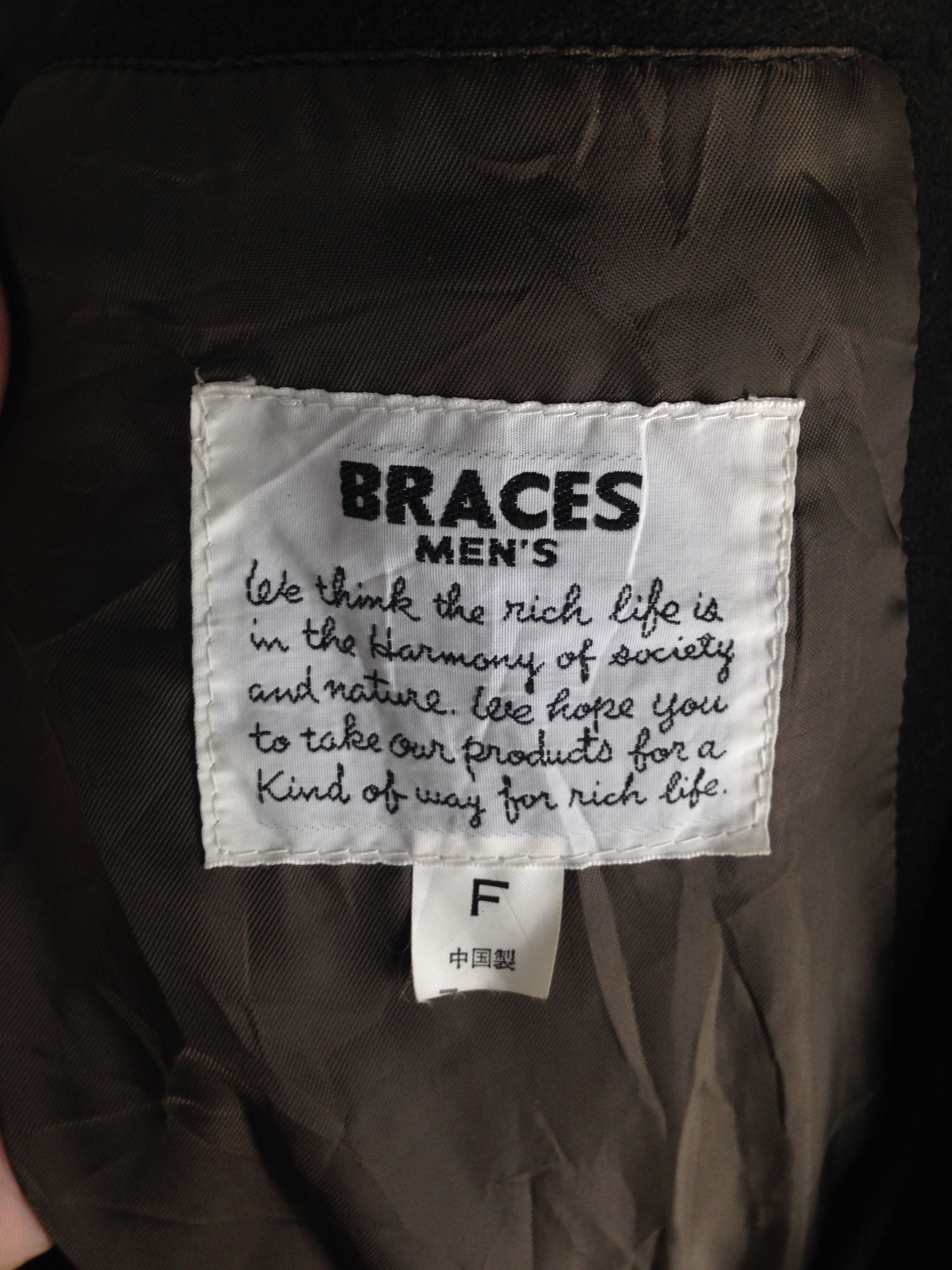 Braces men's Wool jacket