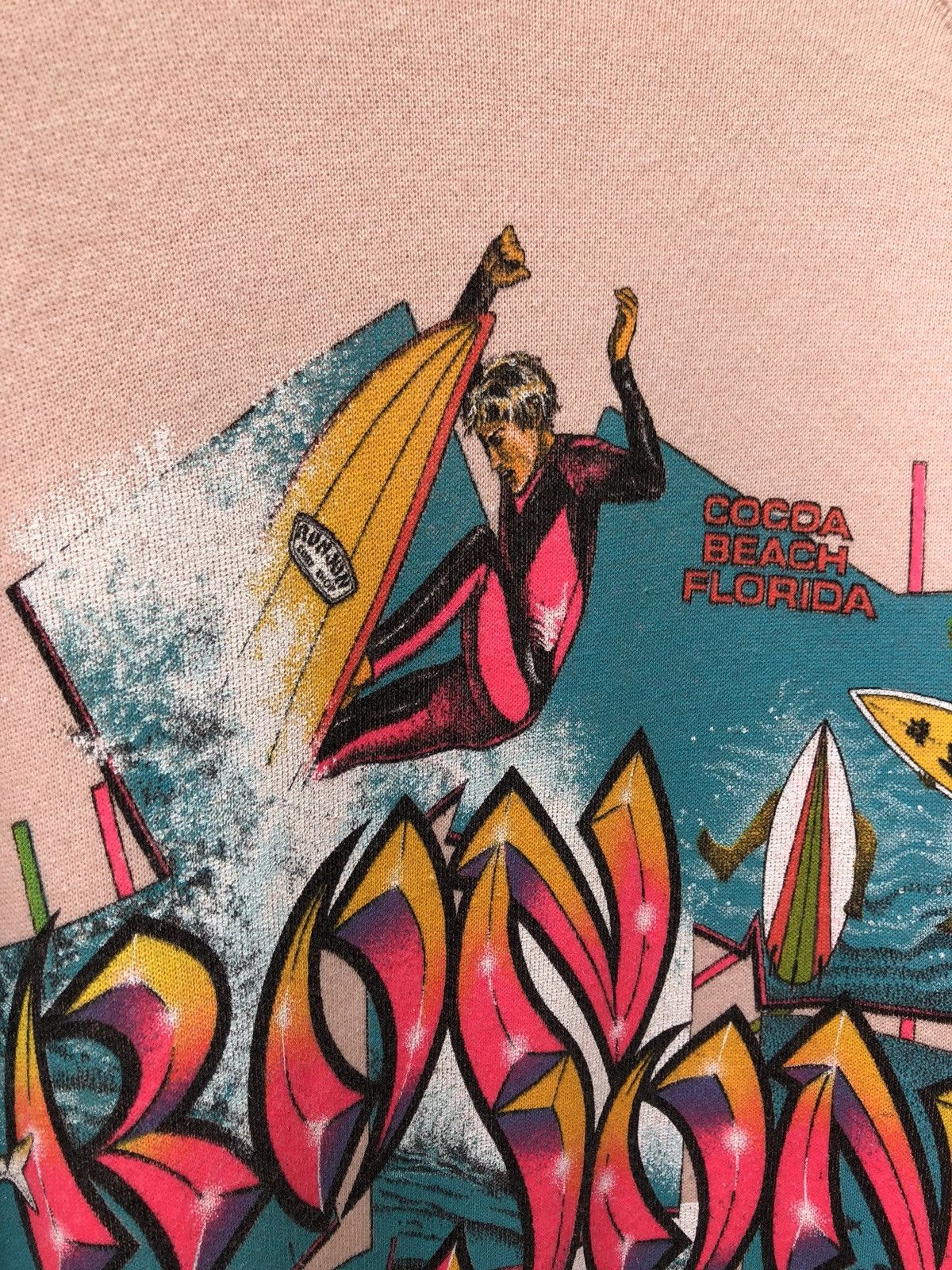 Ron Jon Surf Shop Vintage 1988 Ron Jon Surf Shop Double Side Print Size US XL / EU 56 / 4 - 6 Thumbnail