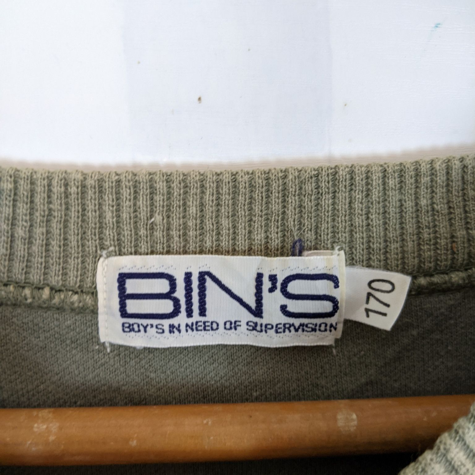 Japanese Brand Japan BIN'S Rap Hip Hop Jumper Sweatshirt Size US XL / EU 56 / 4 - 9 Thumbnail